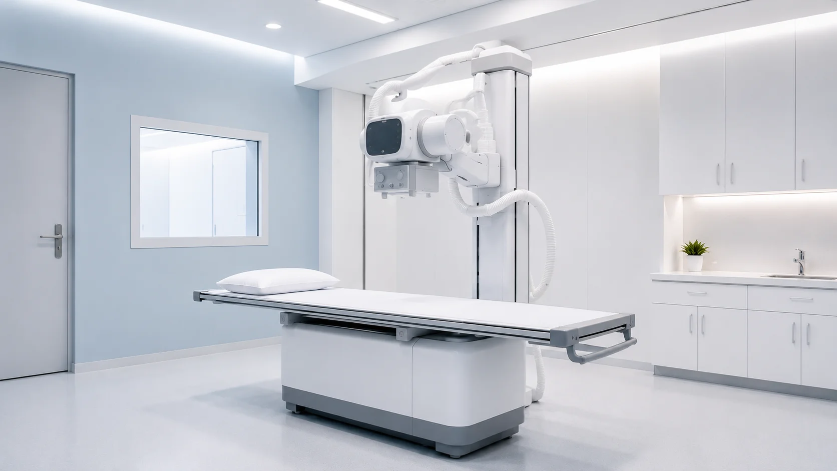 Digital X-ray suite at Hiraal Clinic